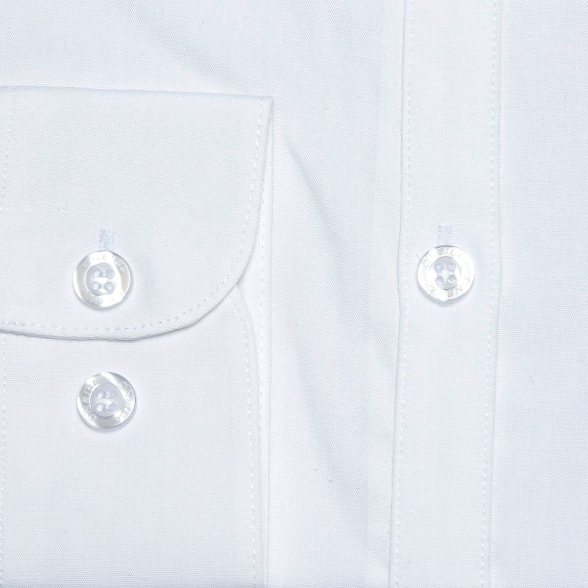 O'NEILL - Blusa Escolar, 97% Algodón Strech, Color Blanco .