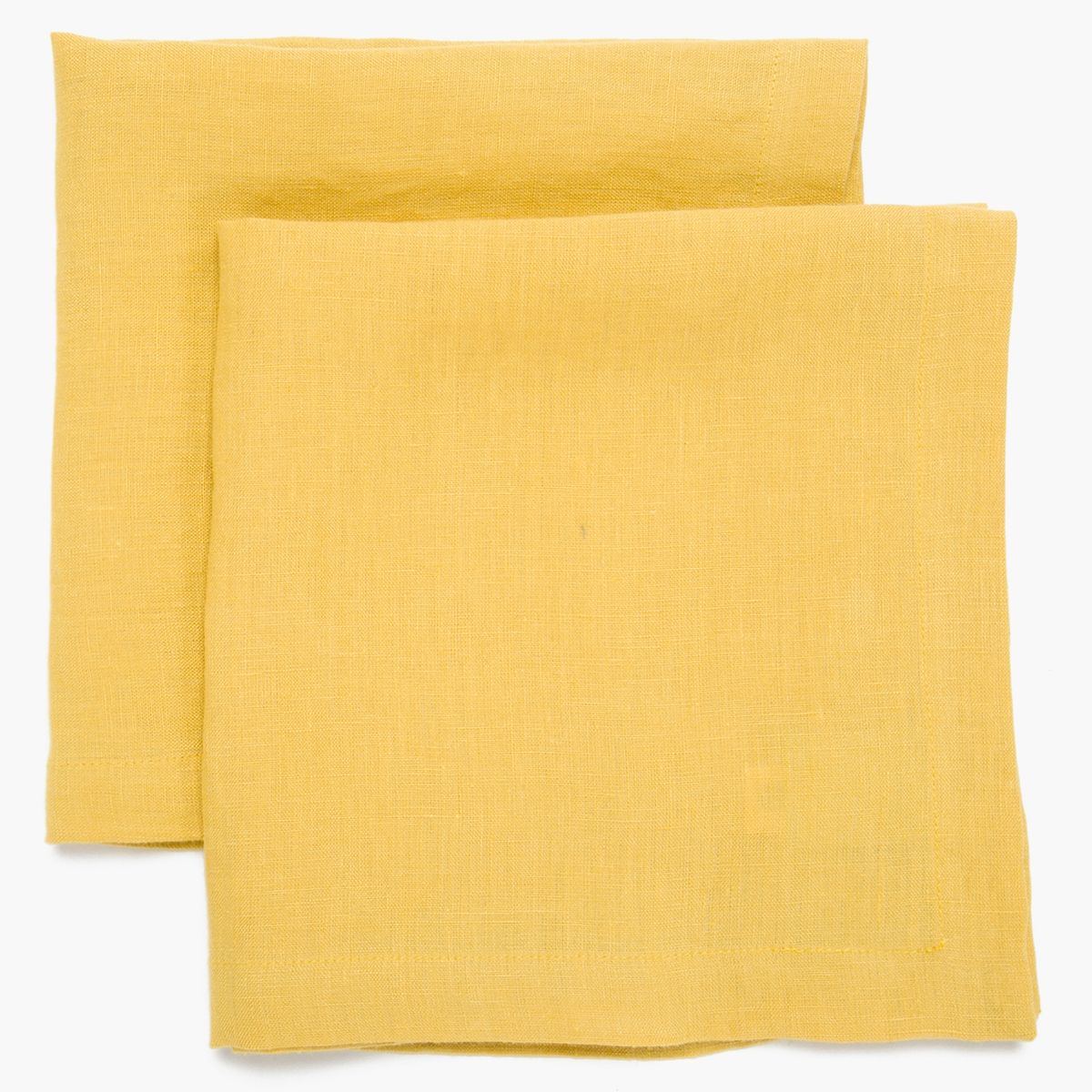 BASEMENT HOME - Set X2 Servilletas Lino Mostaza 45x45 cm