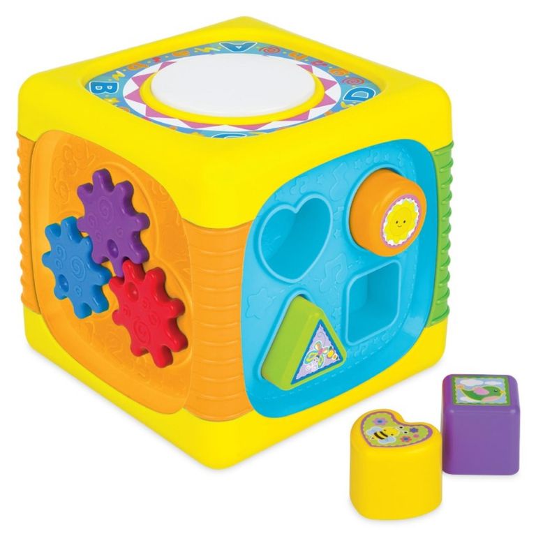 WINFUN Cubo Interactivo Con Luces Y Sonido