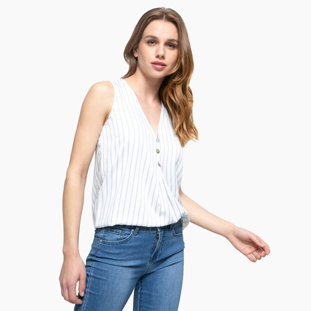 UNIVERSITY CLUB - Blusa Sin Mangas Mujer