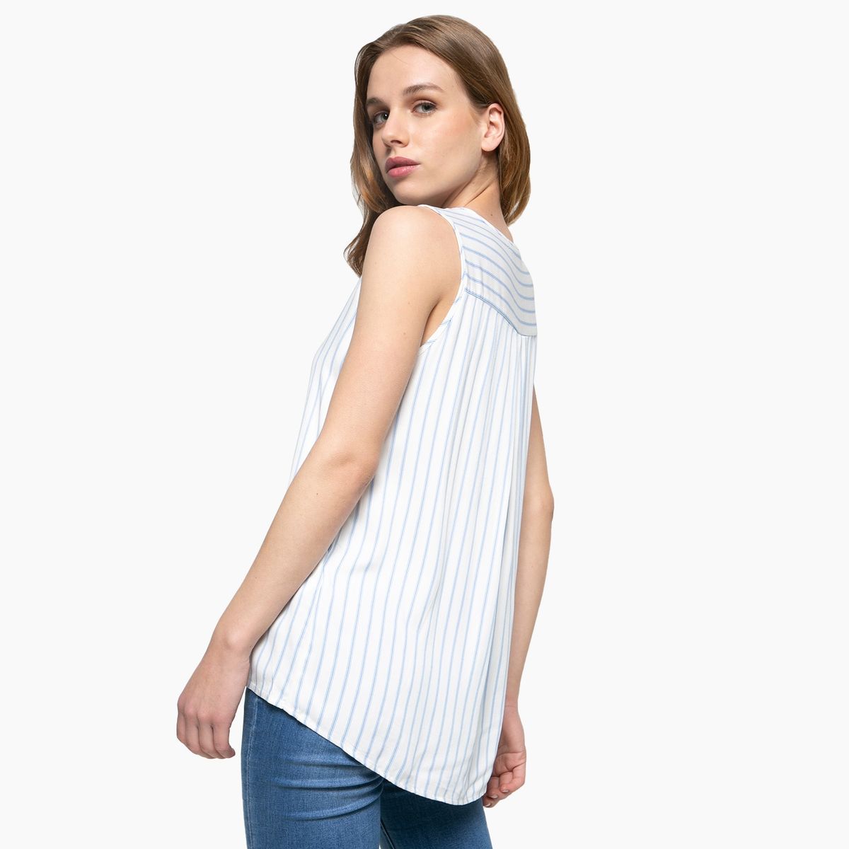 UNIVERSITY CLUB - Blusa Sin Mangas Mujer
