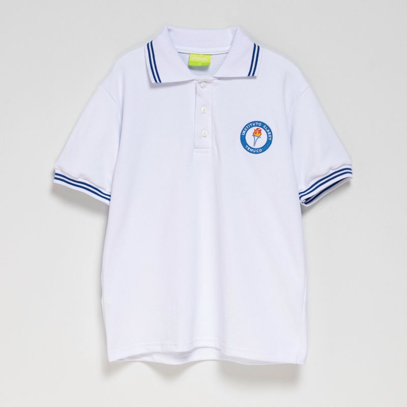 INSTITUTO CLARET TEMUCO - Polera Escolar Unisex Pique Instituto Claret Temuco