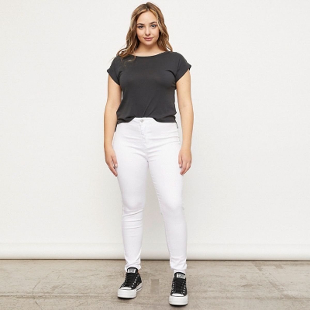 SYBILLA - Jeans Skinny Tiro Alto Mujer Sybilla