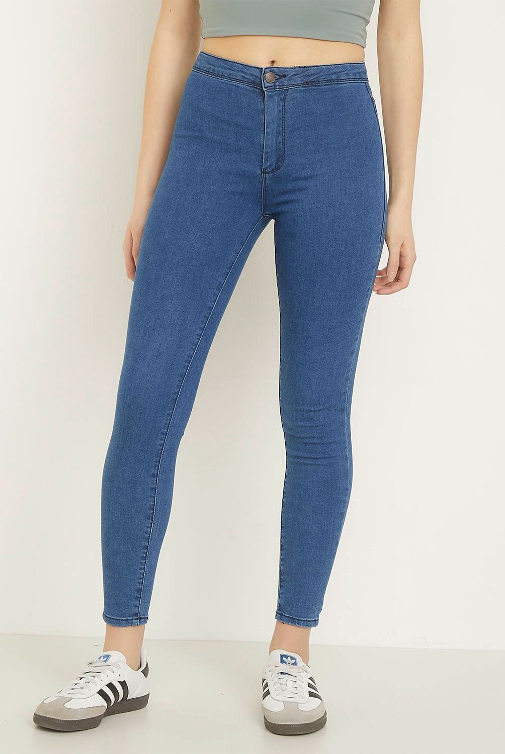 SYBILLA - Jeans Skinny Tiro Alto Mujer Sybilla