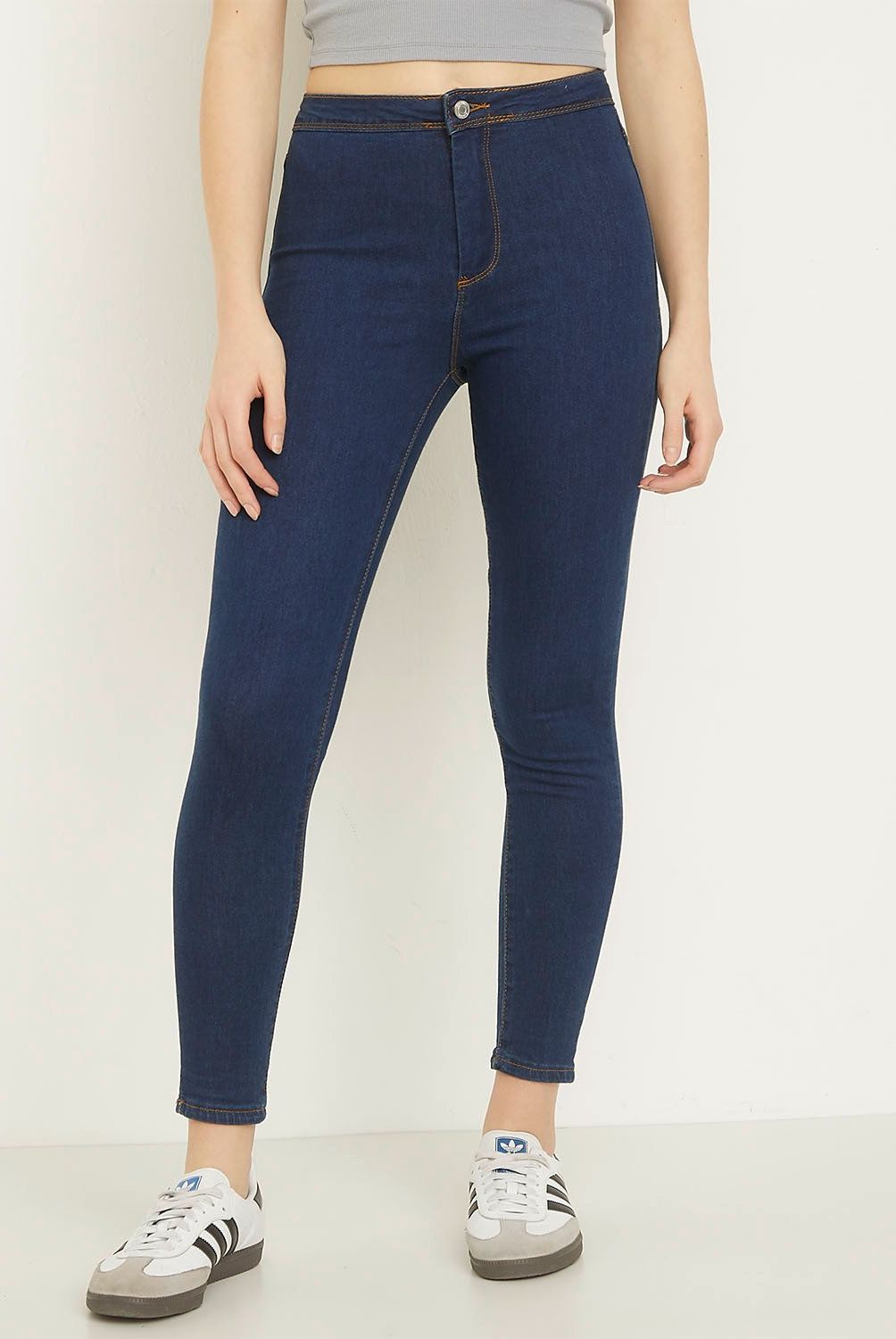 SYBILLA - Jeans Skinny Tiro Alto Mujer Sybilla