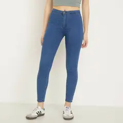SYBILLA - Jeans Skinny Tiro Alto Mujer