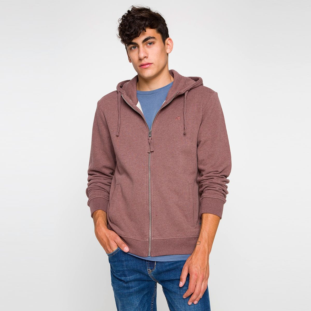 AMERICANINO - Polerón Full Zipper Gorro