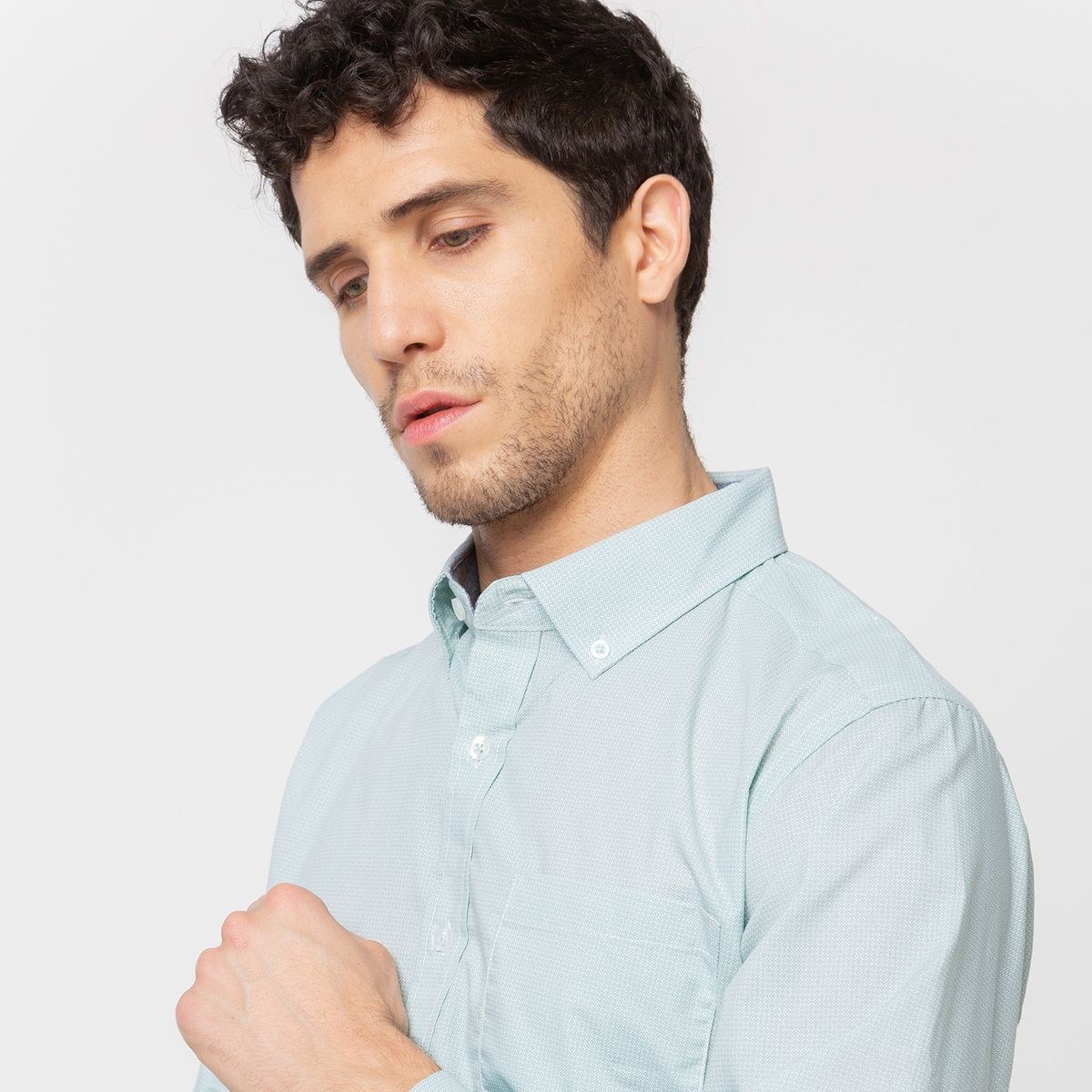 NEWPORT - Camisa Manga Larga Hombre Slim fit