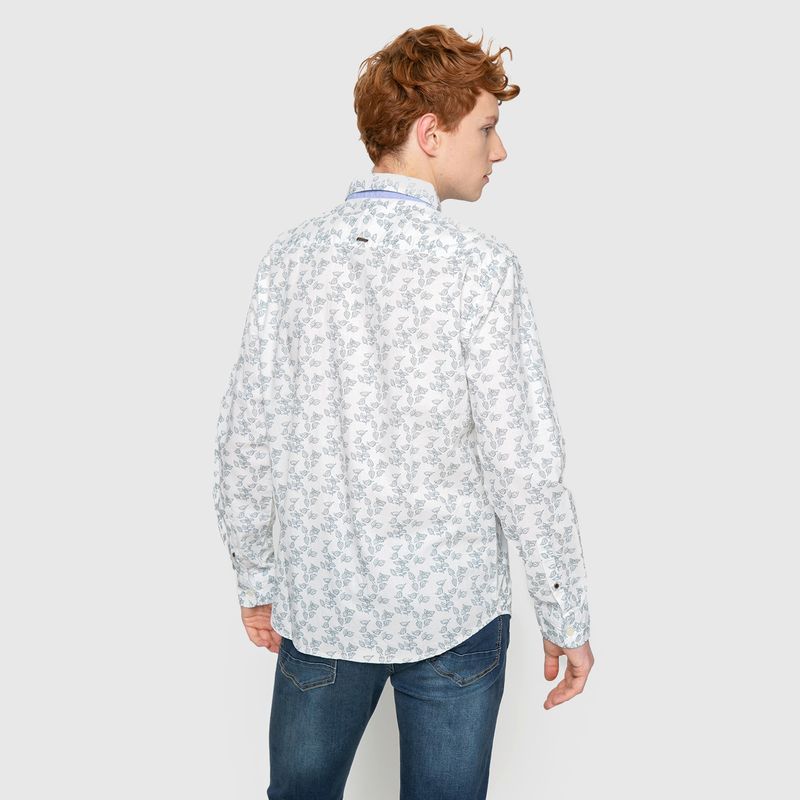 AMERICANINO - Camisa Manga Larga Estampada