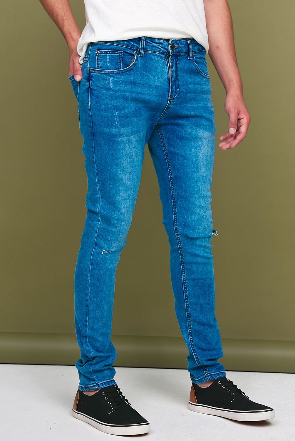 BEARCLIFF - Jeans Skinny Fit Hombre Bearcliff