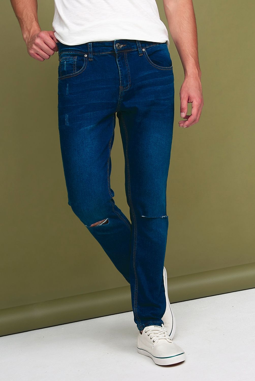 BEARCLIFF - Jeans Skinny Fit Hombre Bearcliff