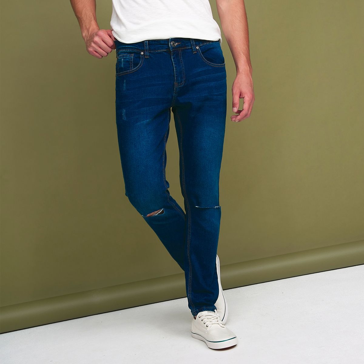 BEARCLIFF - Jeans Skinny Fit Hombre Bearcliff