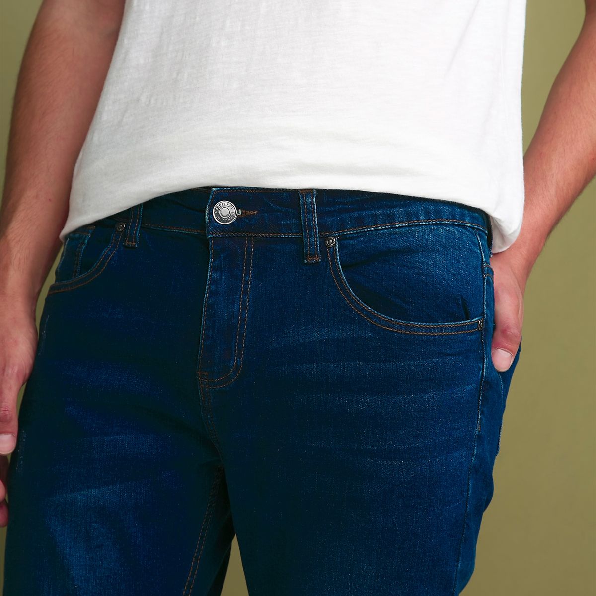 BEARCLIFF - Jeans Skinny Fit Hombre Bearcliff