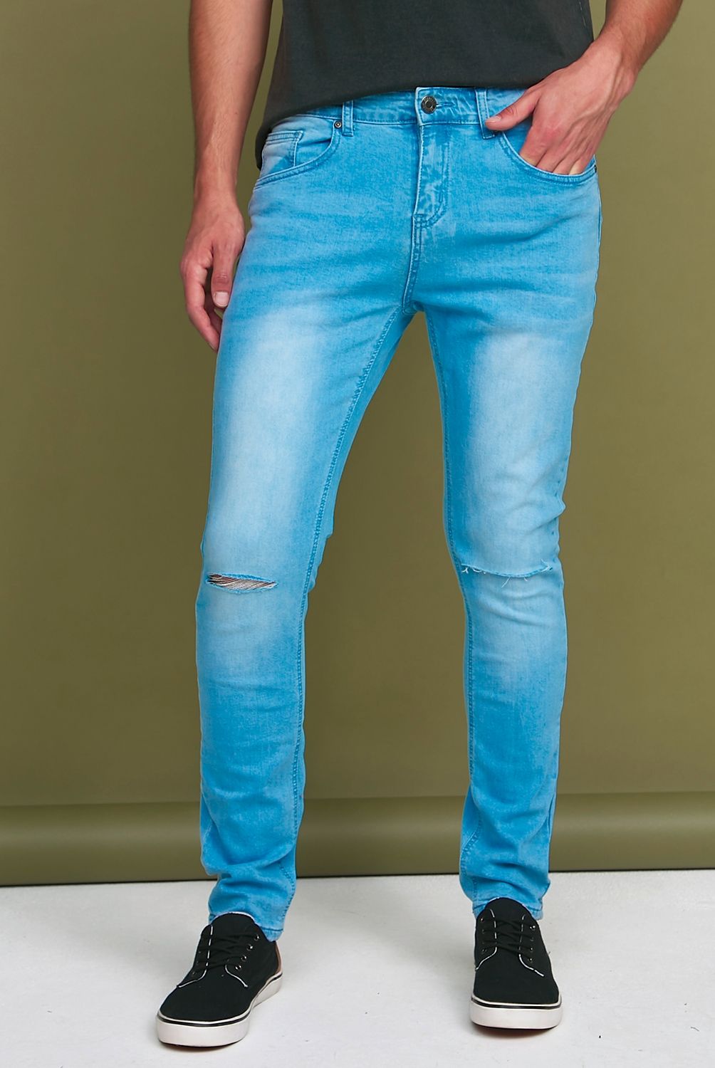 BEARCLIFF - Jeans Skinny Fit Hombre Bearcliff