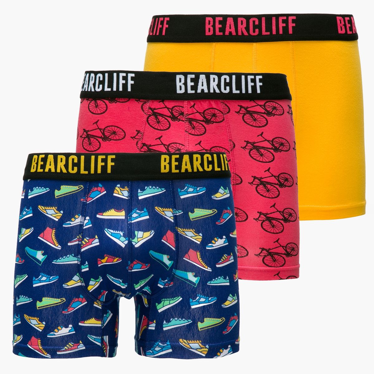BEARCLIFF - Pack de 3 Bóxers Algodón Hombre Bearcliff