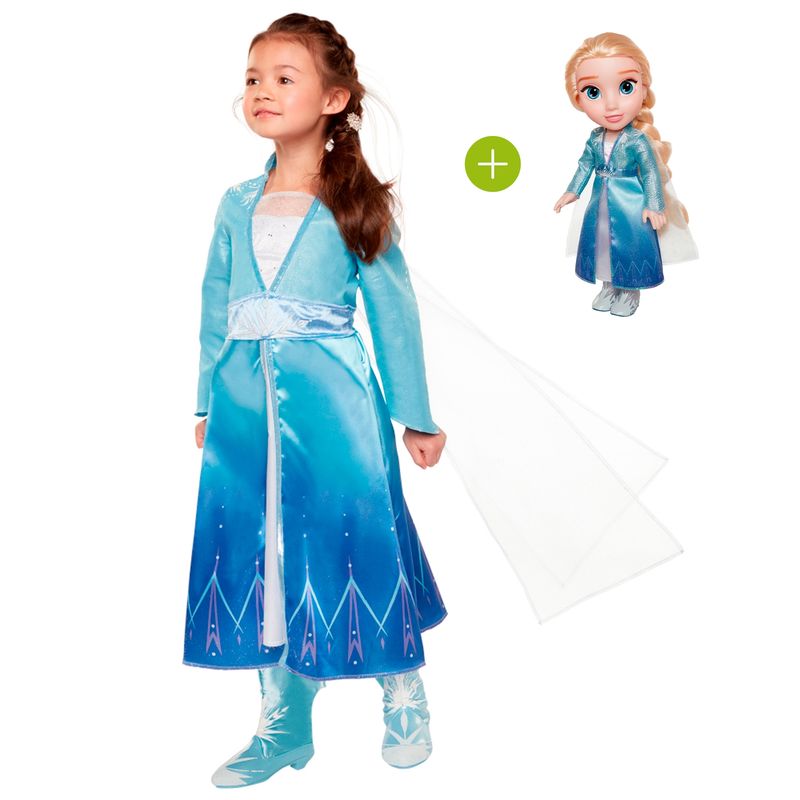 FROZEN - Muneca mas vestido Elsa F2