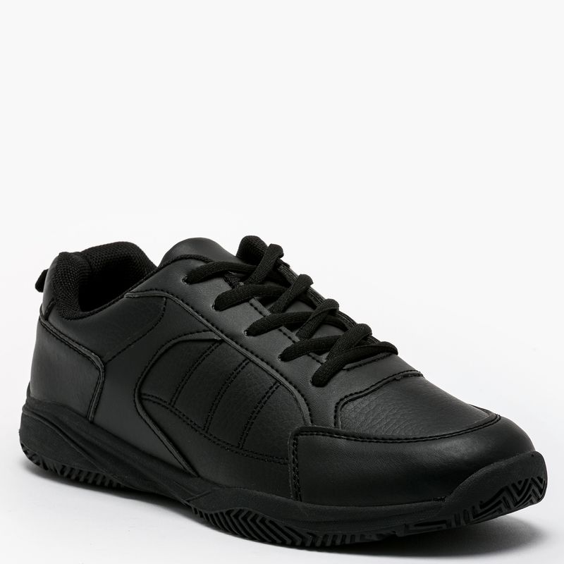 HOLLEY - Zapatilla Escolar Unisex Negra