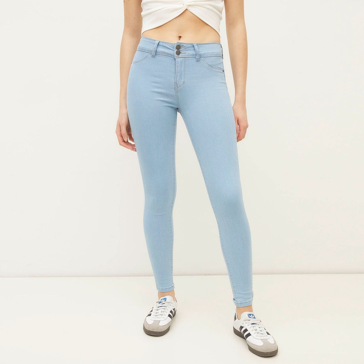 SYBILLA - Jeans Skinny Mujer Sybilla Tiro Medio