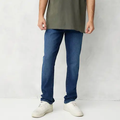 BEARCLIFF - Jeans Skinny Algodón Hombre Estilo Urbano