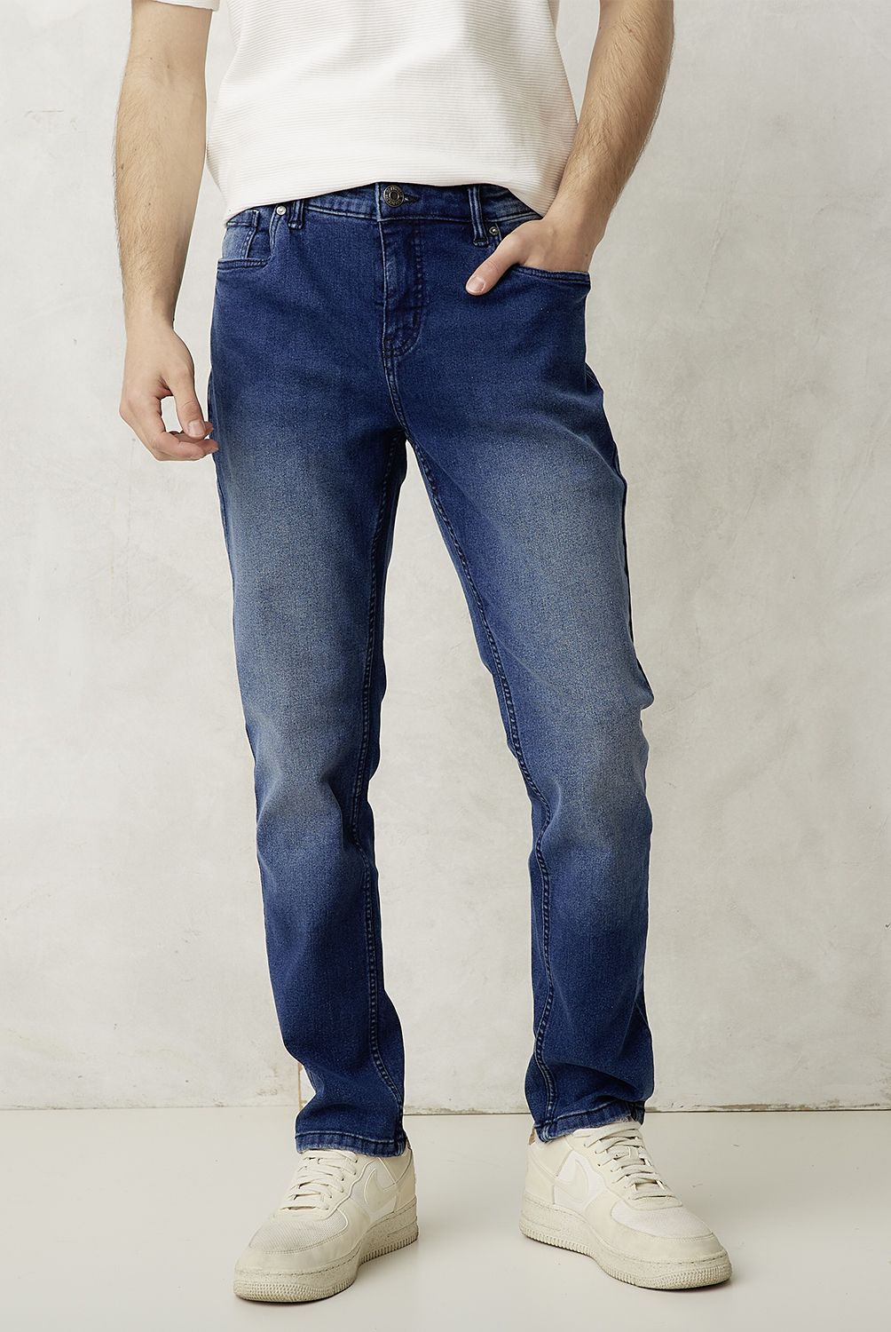BEARCLIFF - Jeans Skinny Bearcliff Algodón Hombre Estilo Urbano