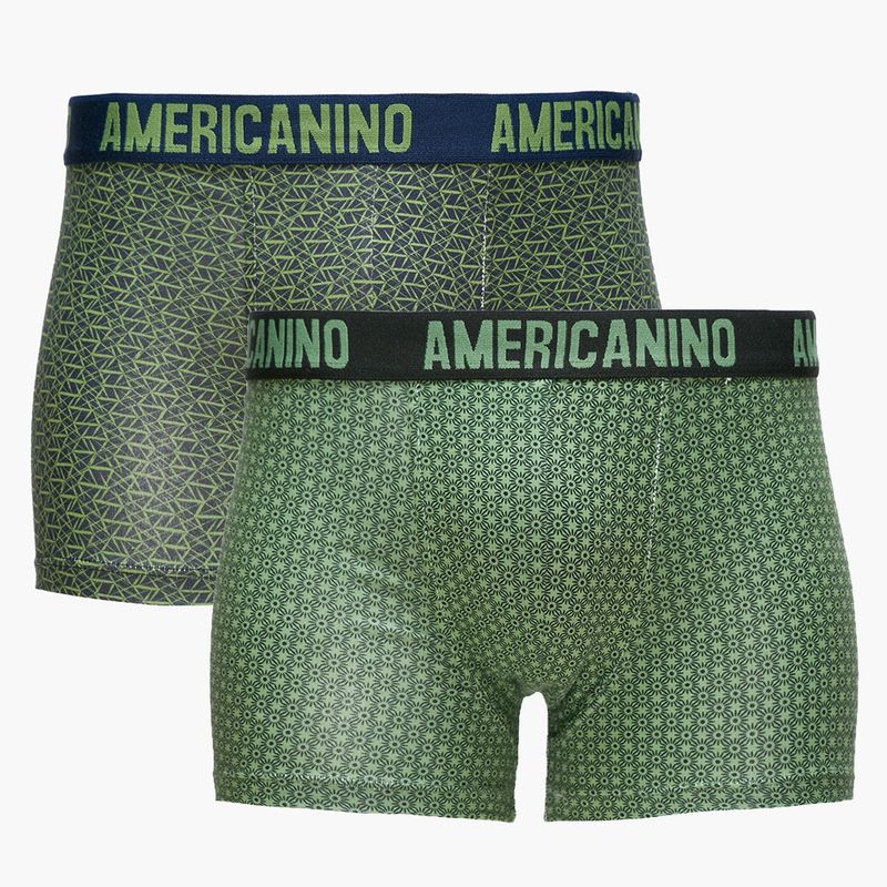 AMERICANINO - Americanino Pack de 2 Boxer de Algodón Hombre