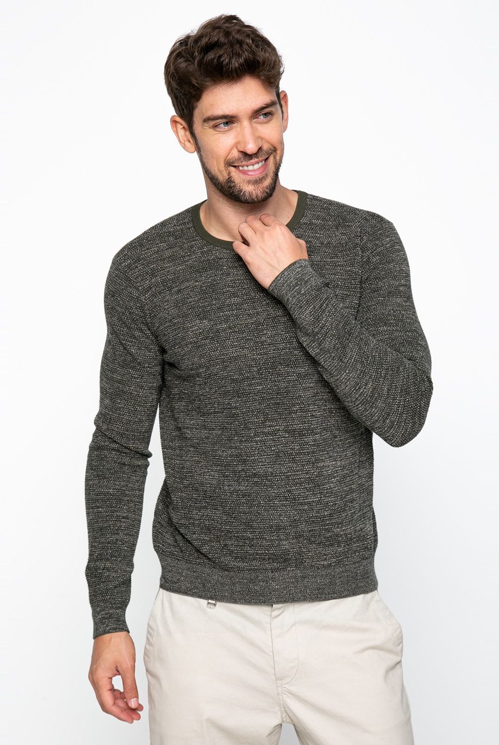 BASEMENT - Sweater Chaleco Algodón Hombre Basement