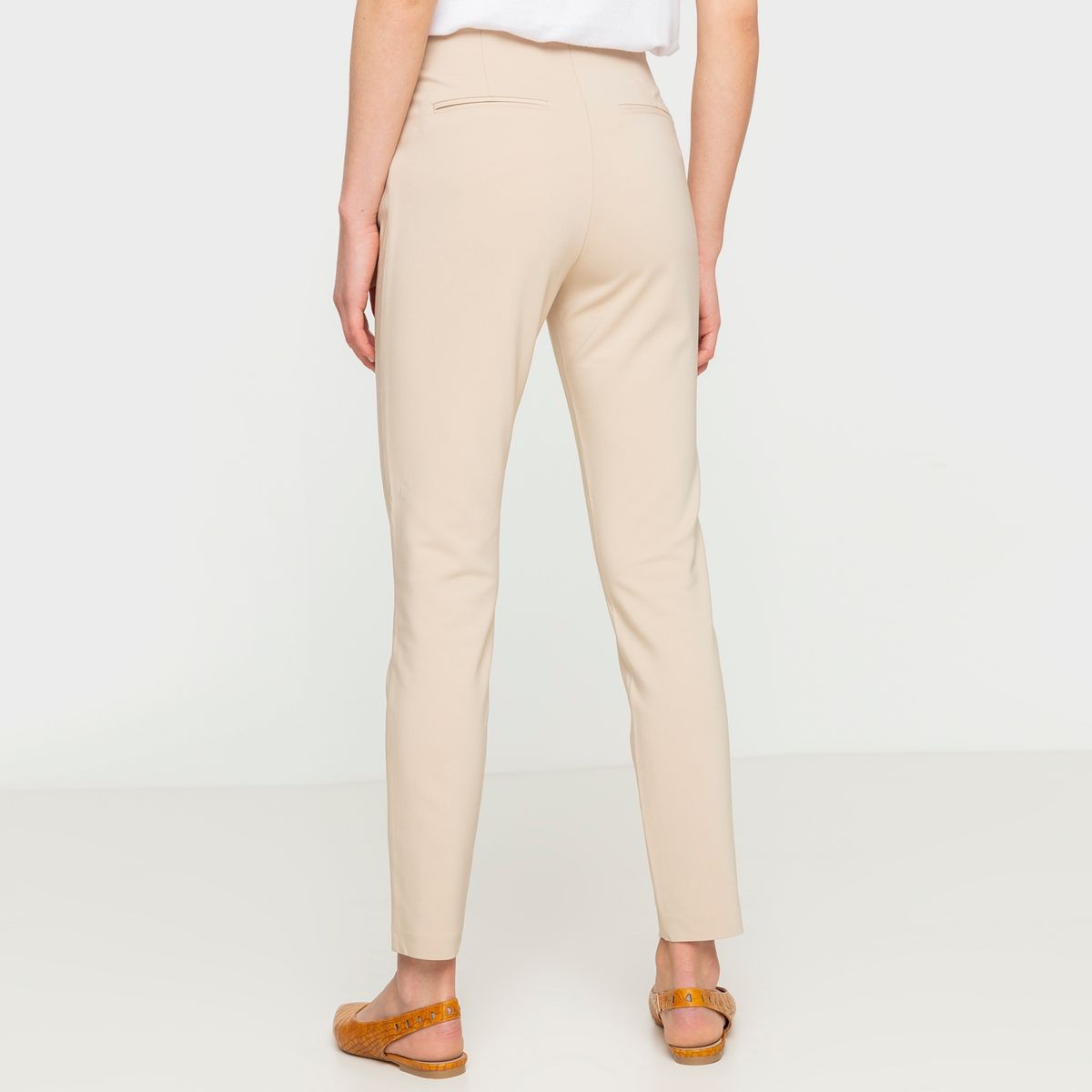 BASEMENT - Pantalón Skinny Tiro Medio Mujer