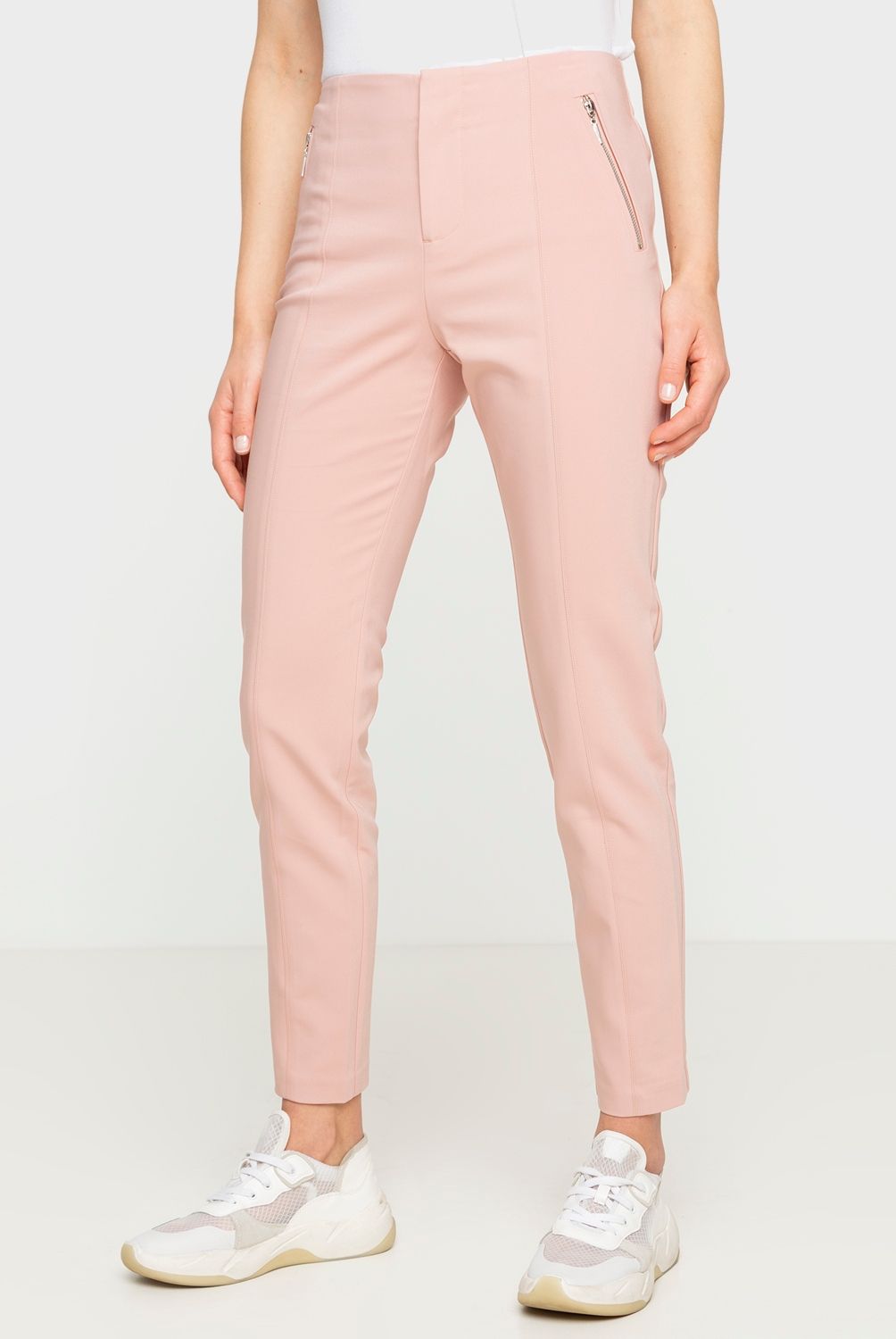 BASEMENT - Pantalón Skinny Tiro Medio Mujer