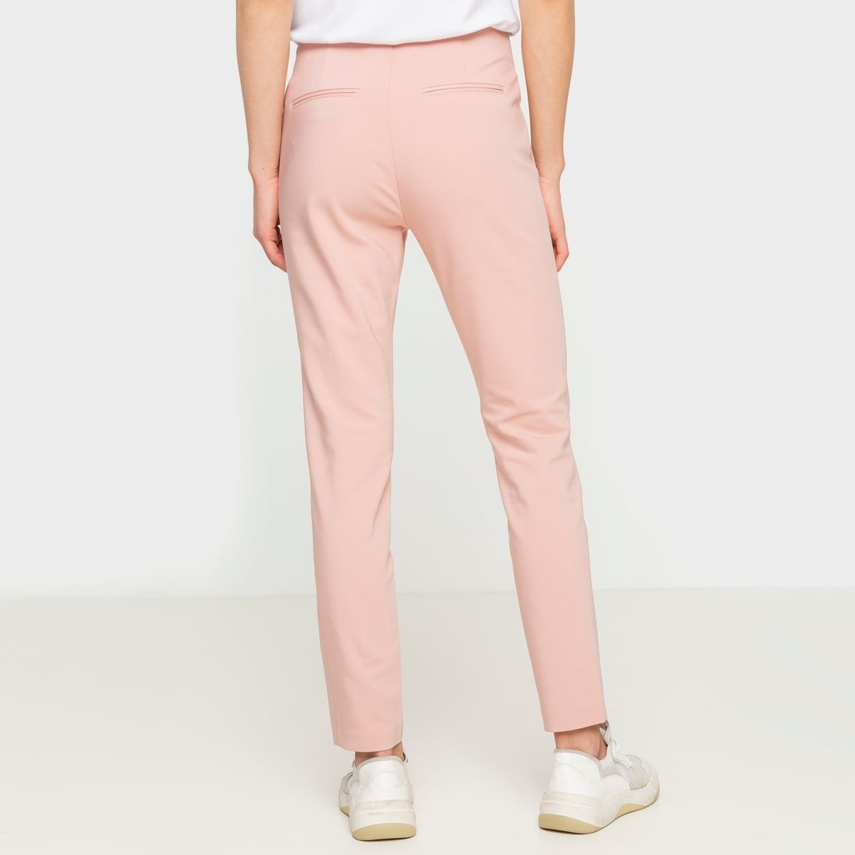 BASEMENT - Pantalón Skinny Tiro Medio Mujer