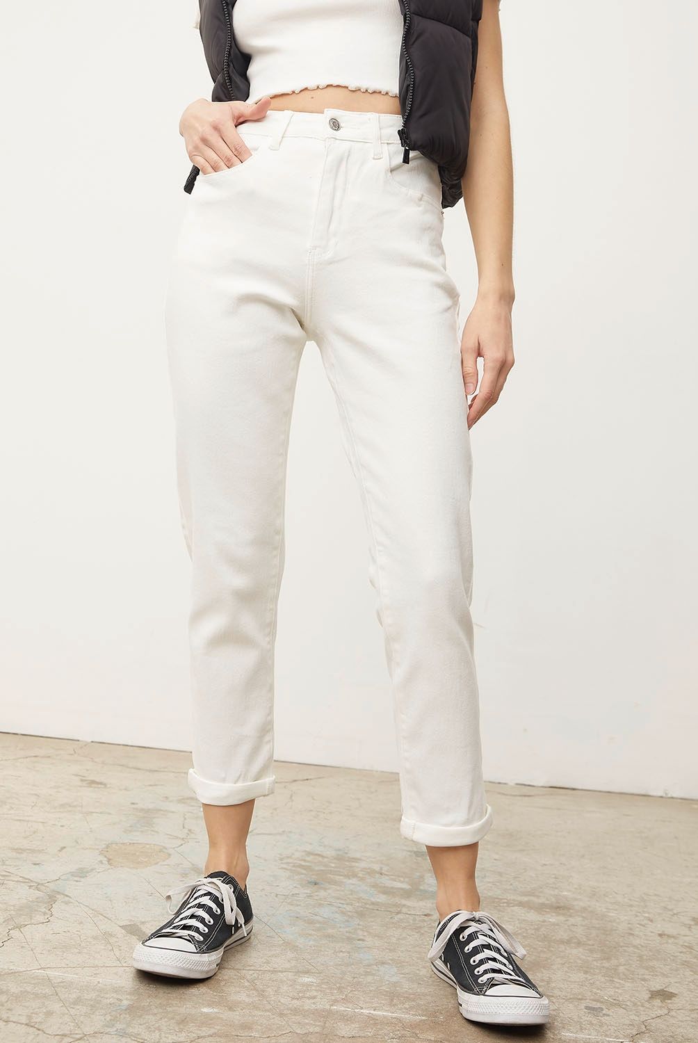 SYBILLA - Jeans Mom Alto Mujer Sybilla Denim Casual