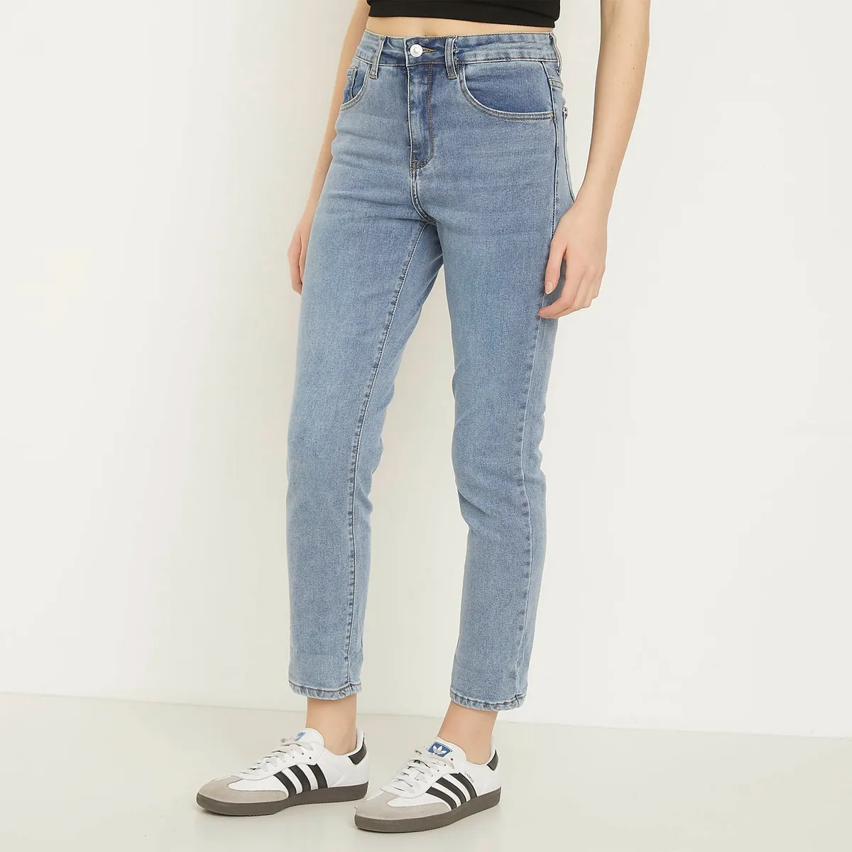SYBILLA - Jeans Mom Alto Mujer Sybilla Denim Casual