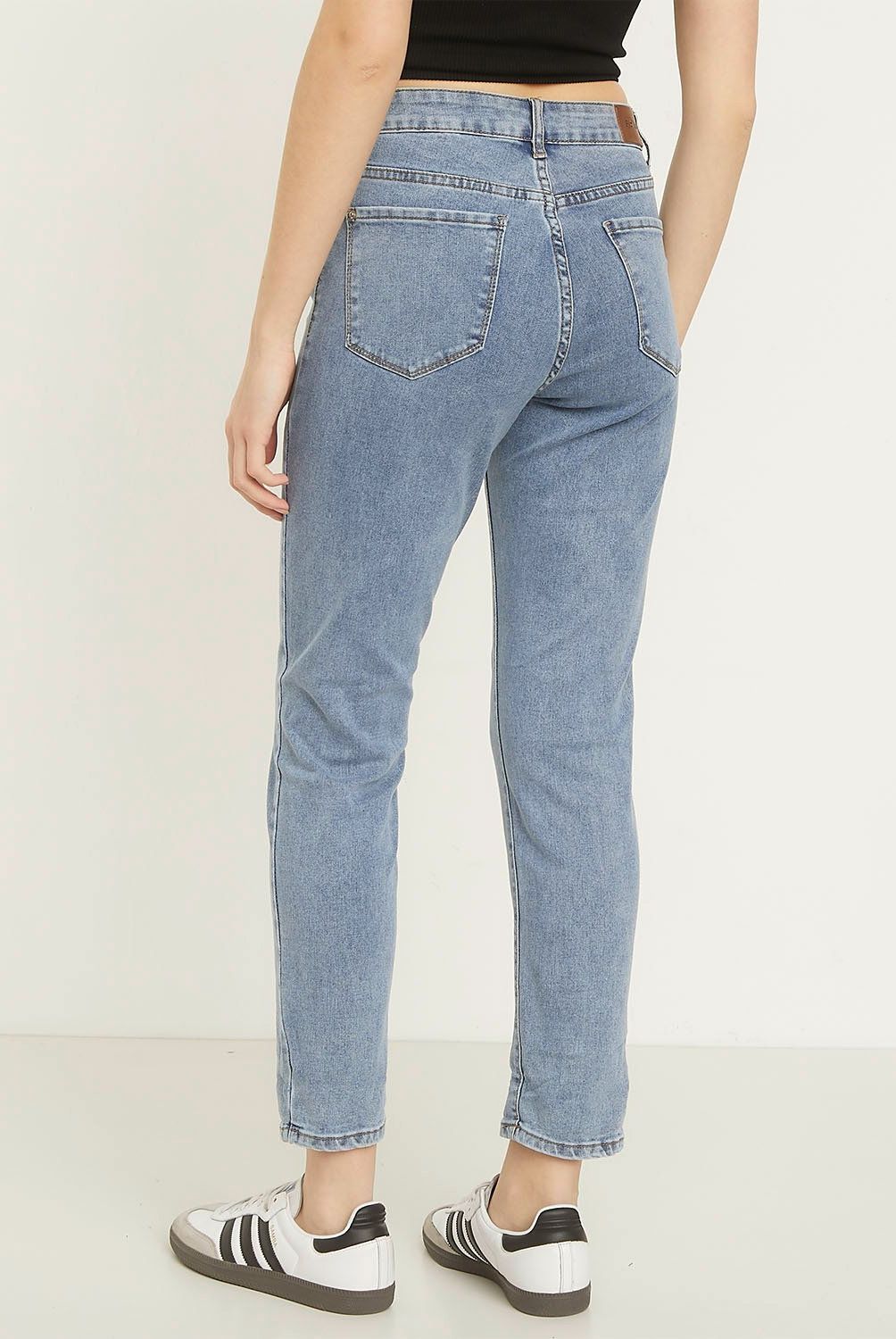 SYBILLA - Jeans Sybilla Mom Alto Mujer Denim Casual