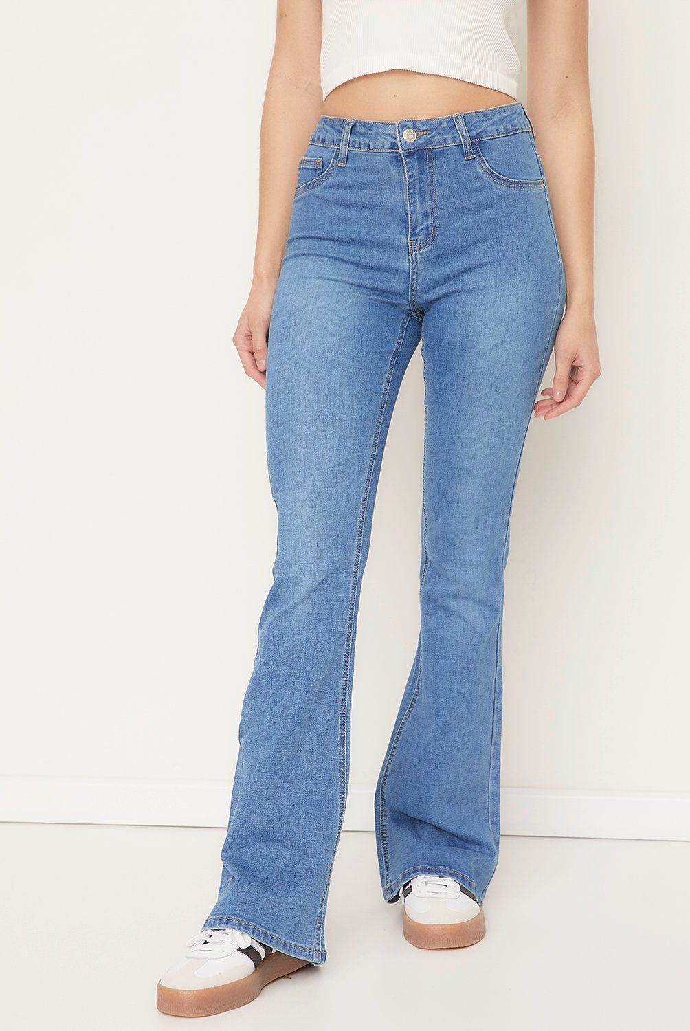 SYBILLA - Jeans Sybilla Grace Flare Tiro Alto Mujer
