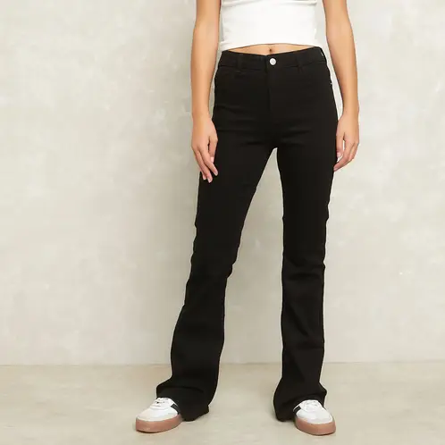 SYBILLA - Jeans Grace Flare Tiro Alto Mujer