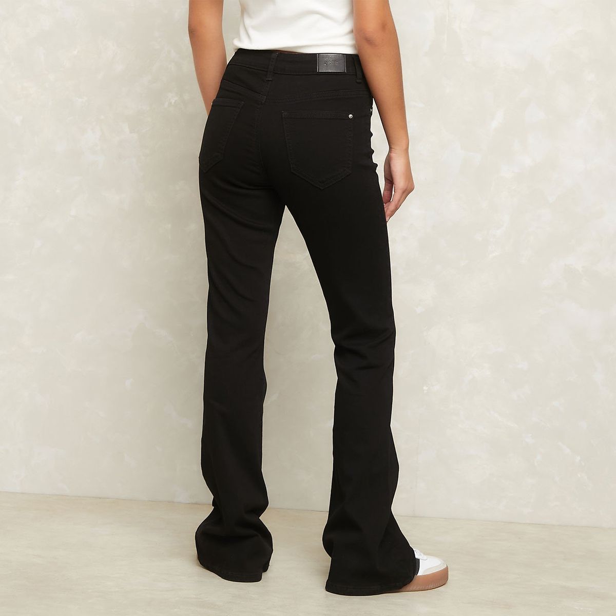 SYBILLA - Jeans Flare Tiro Alto Mujer Sybilla