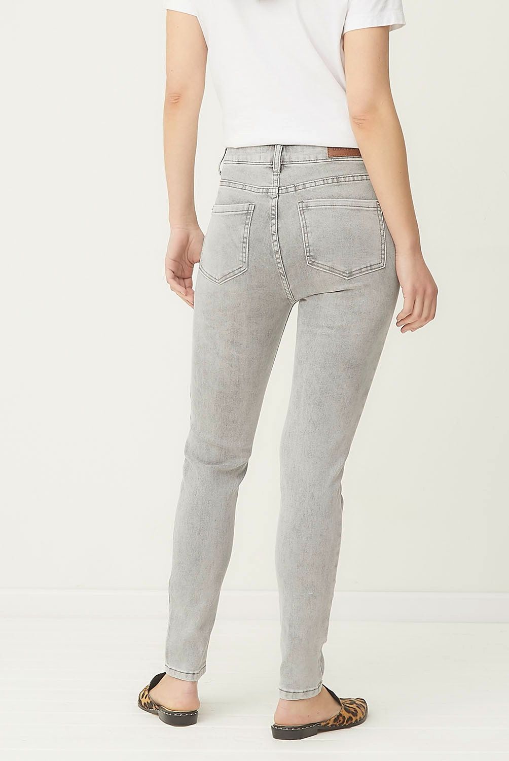 UNIVERSITY CLUB - Jeans Skinny Tiro Medio University Club Algodón Mujer