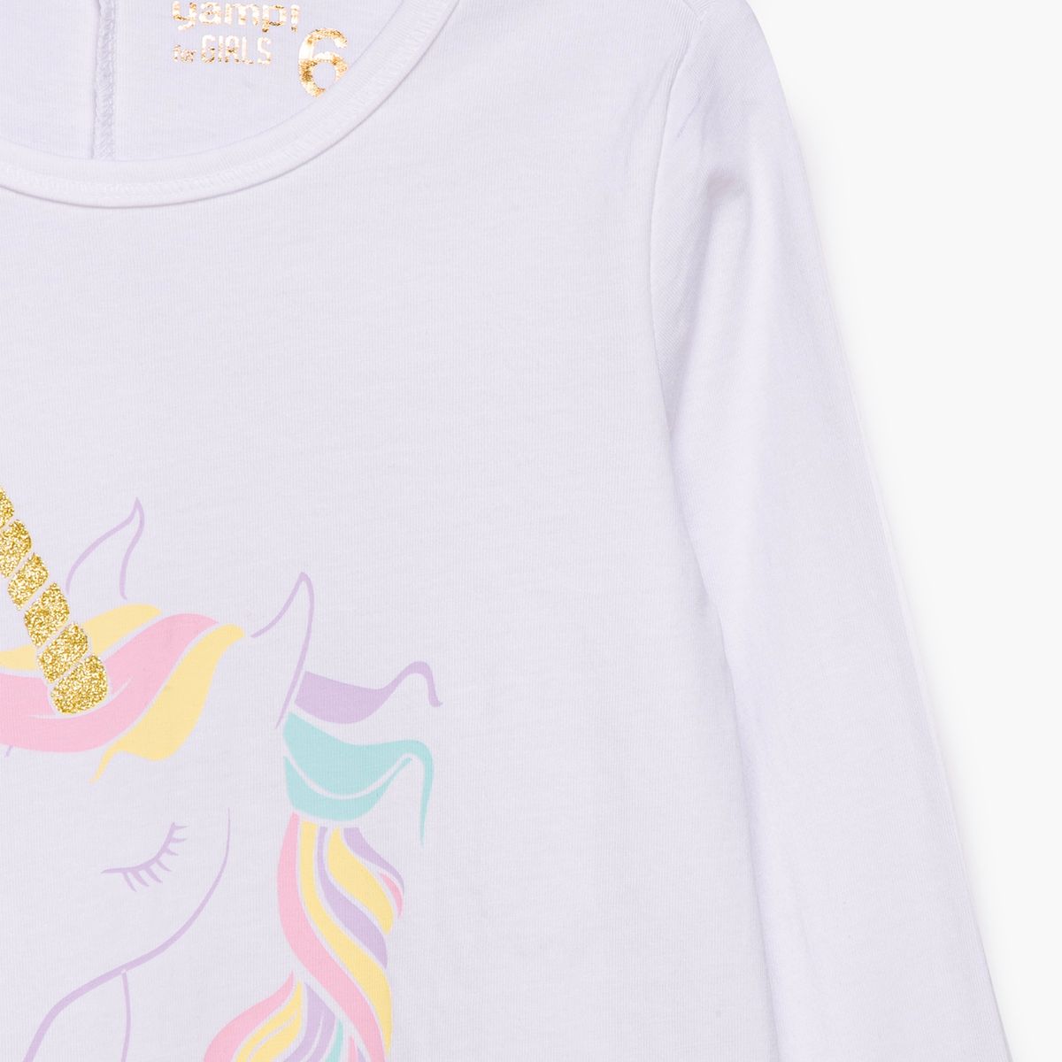 YAMP - Polera Manga Larga Niña Algodón