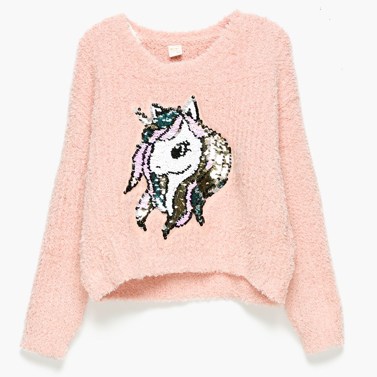 YAMP - Chaleco Peludito Niña Con Lentejuelas