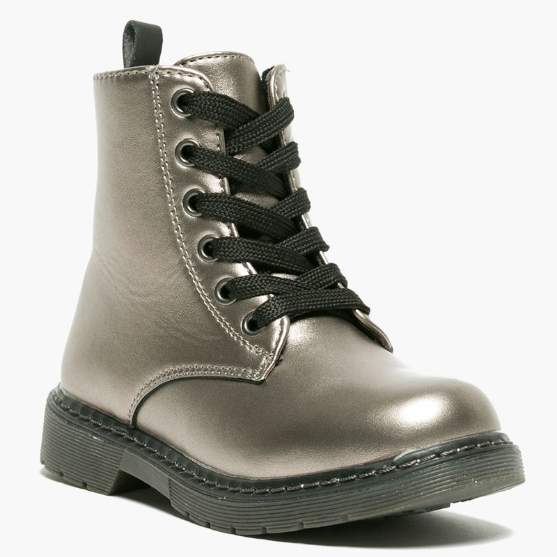 Barbie - Botin Niña Plateado