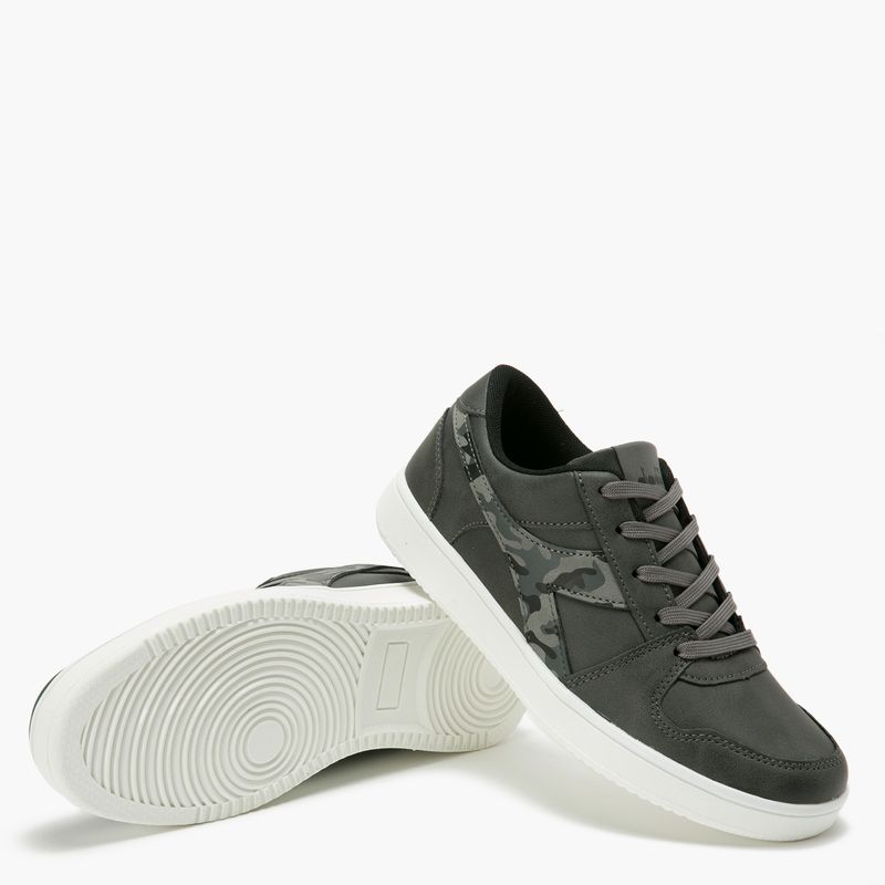 Diadora - Zapatilla Urbana Niño Gris