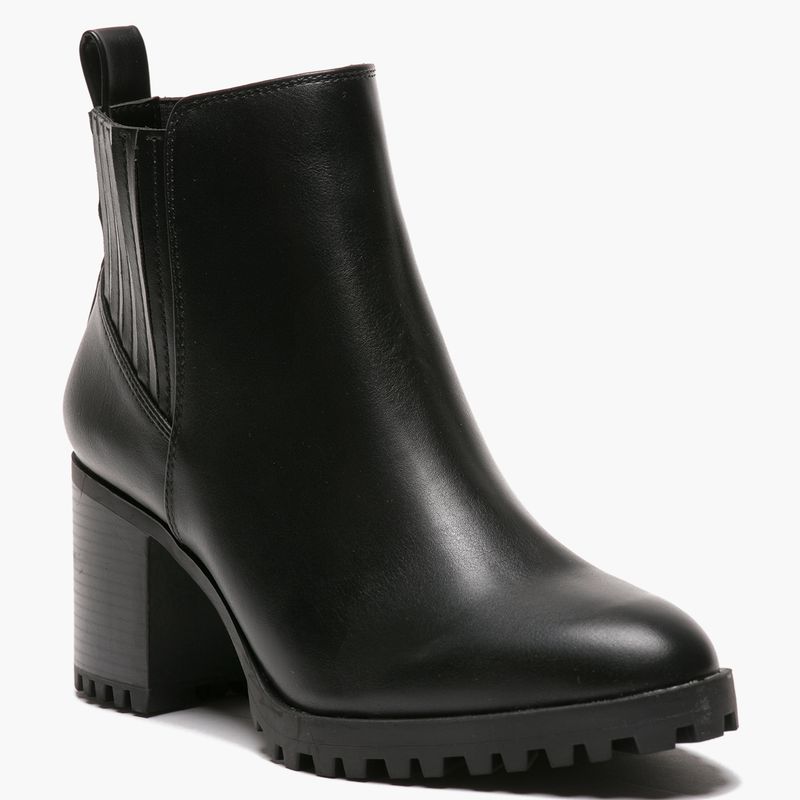 BASEMENT - Basement Botin Mujer Negro