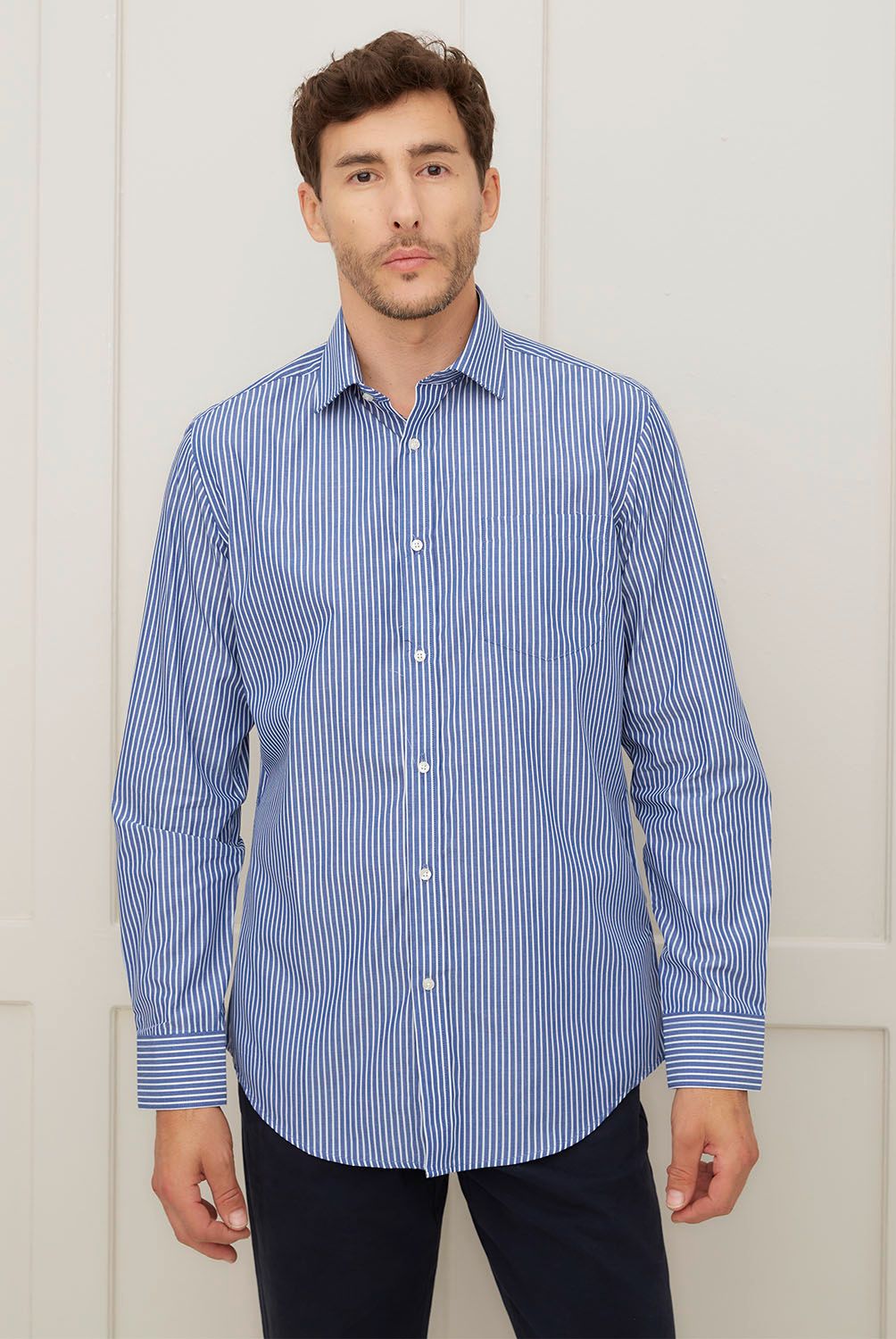 CHRISTIAN LACROIX - Camisa Formal Algodón Rayas Hombre Christian Lacroix