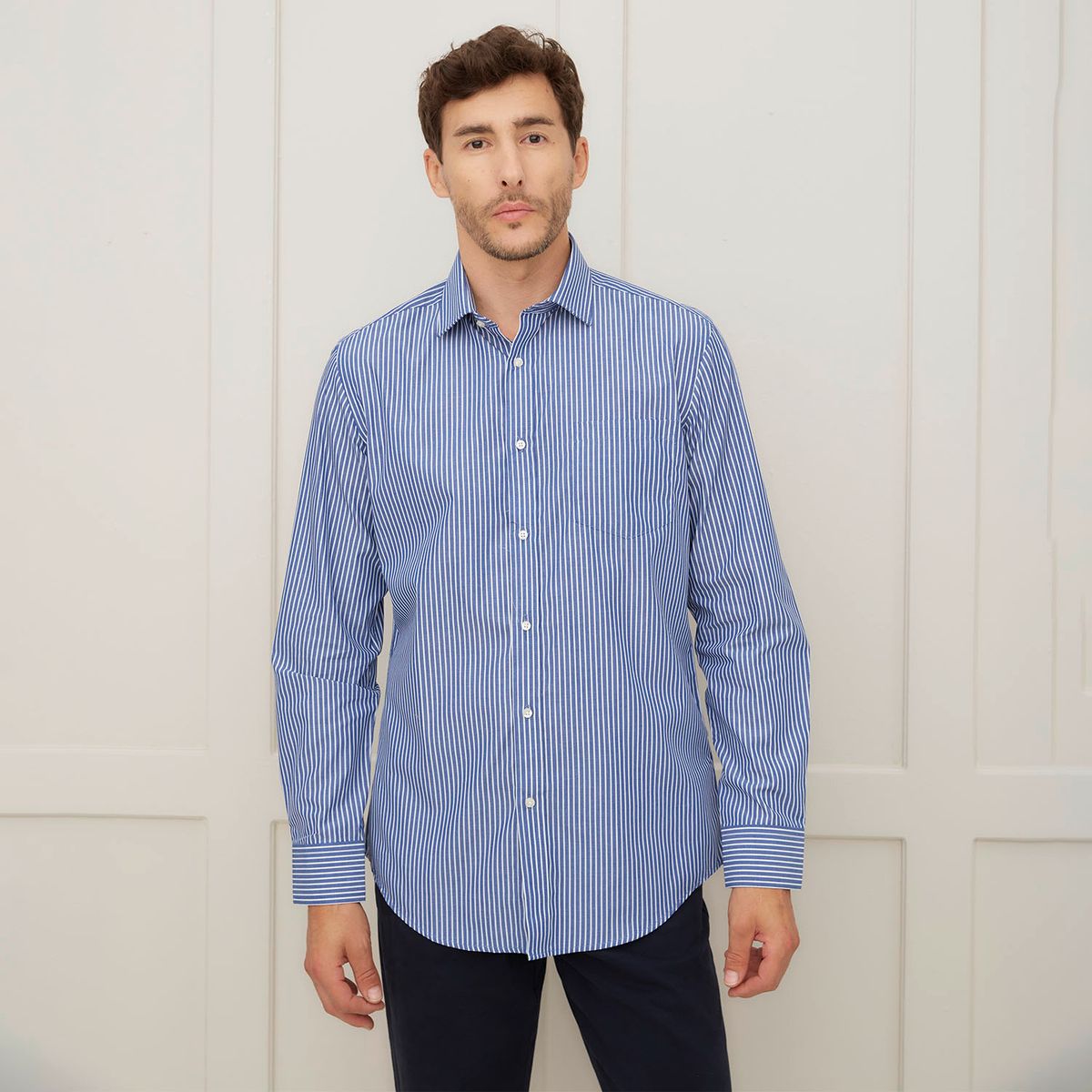 CHRISTIAN LACROIX - Camisa Formal Algodón Rayas Hombre Christian Lacroix