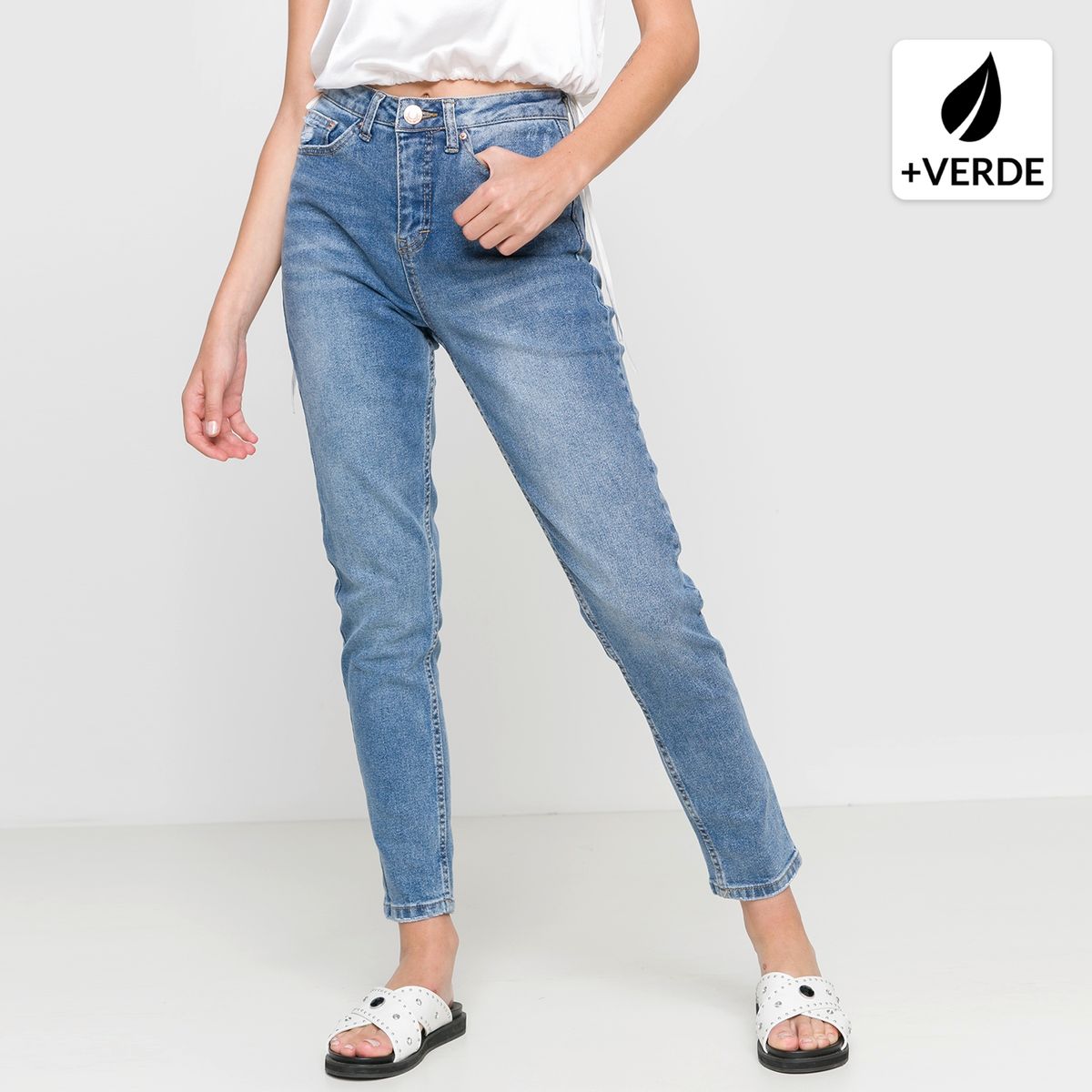 AMERICANINO - Jeans Mom Mujer