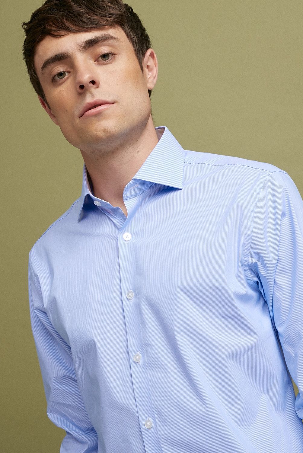 BASEMENT - Camisas De Vestir Formal Algodón Hombre Basement