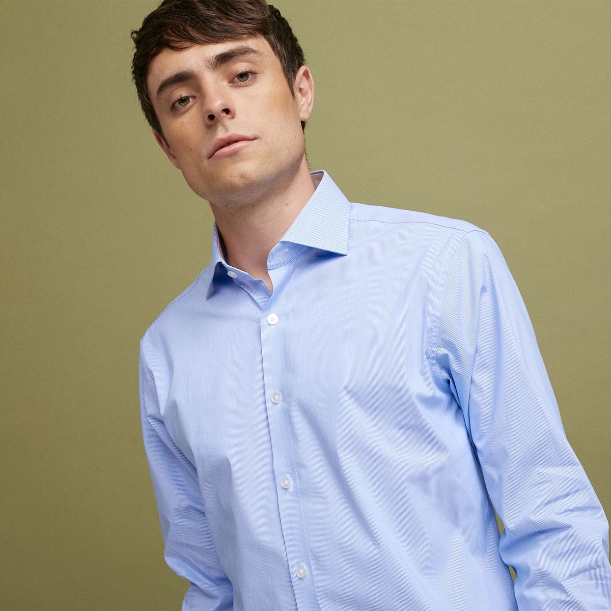 BASEMENT - Camisas De Vestir Formal Algodón Hombre Basement