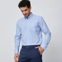 CHRISTIAN LACROIX - Camisa Formal Algodón Cuadros Hombre