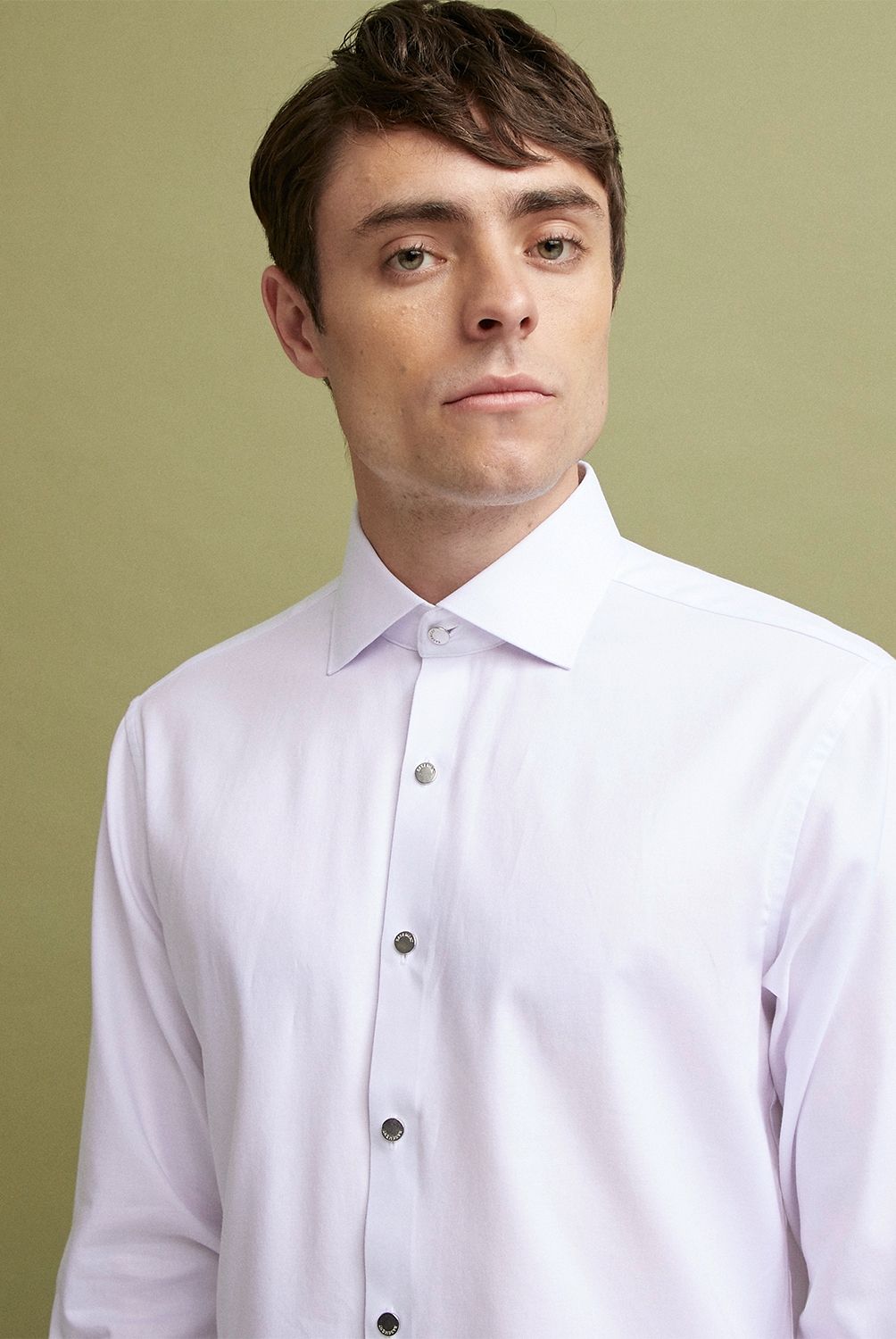 BASEMENT - Camisa De Vestir Formal Algodón Hombre Basement