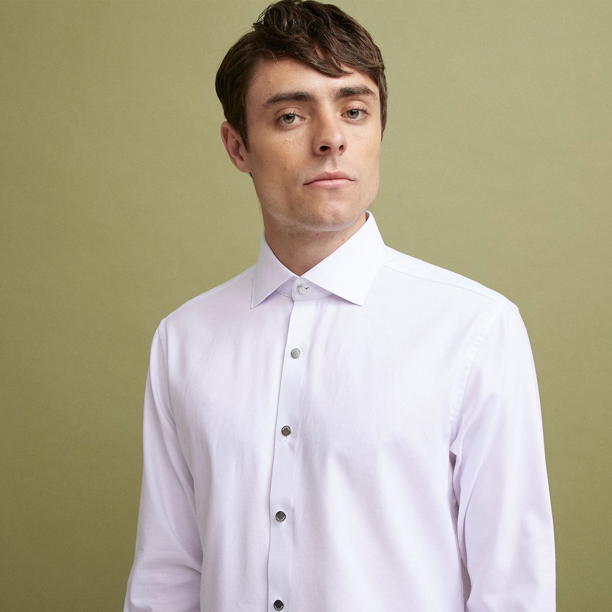 BASEMENT - Camisa De Vestir Formal Algodón Hombre Basement