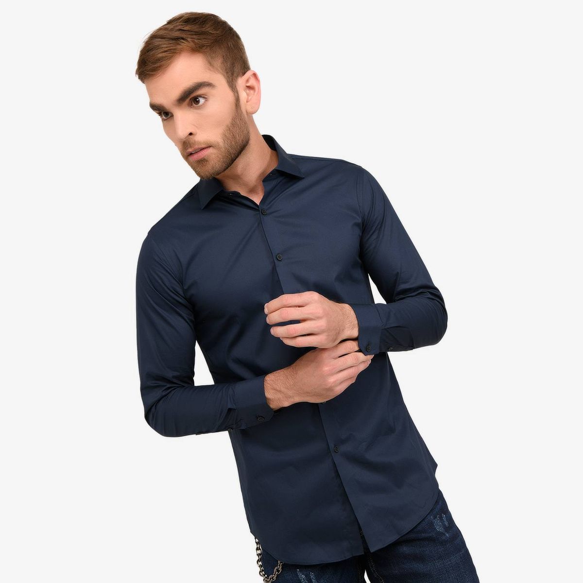 BASEMENT - Camisa De Vestir Hombre Basement